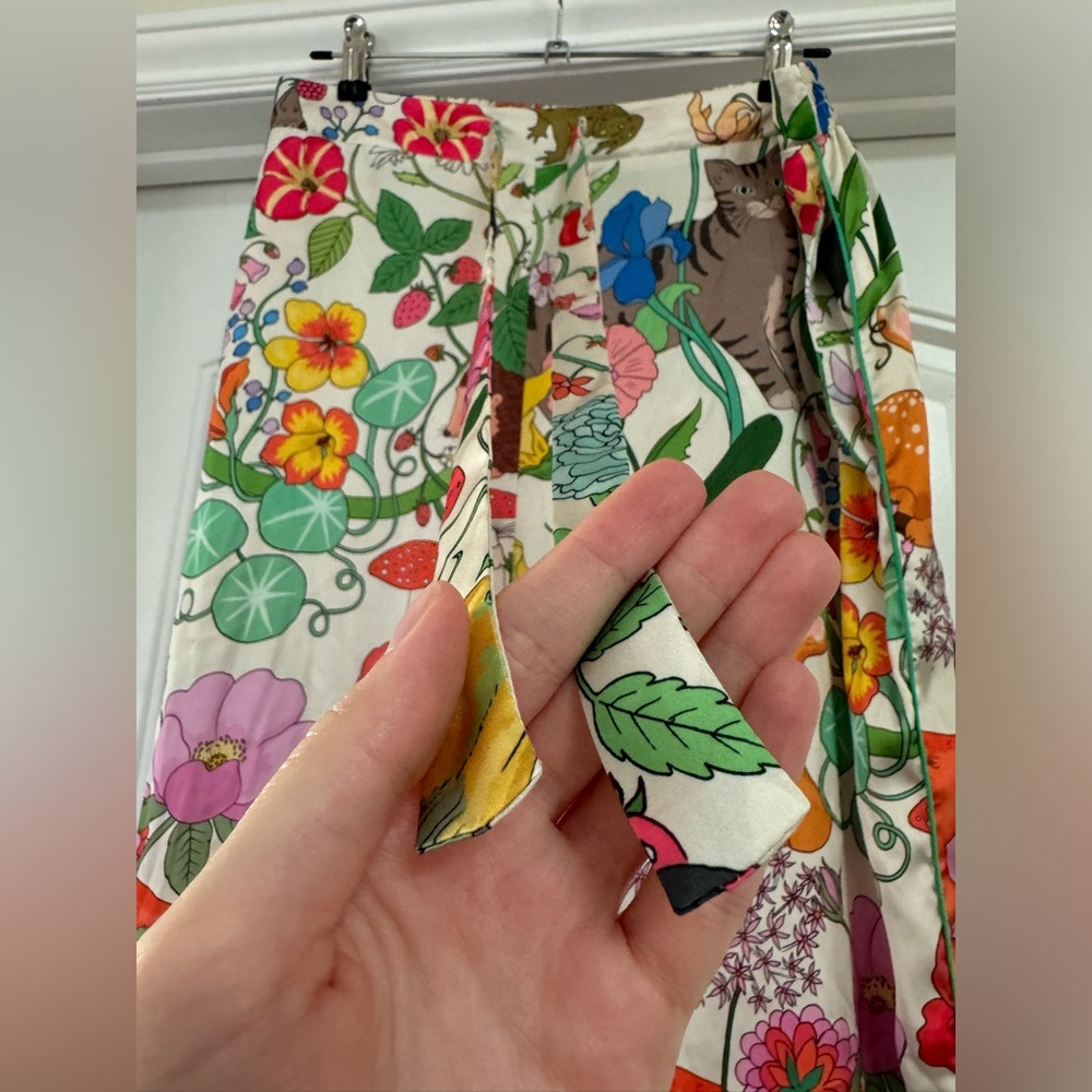 Karen Mabon Floral and Animal Print Pants - Picture 4 of 8